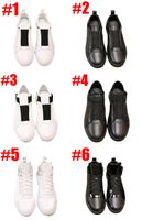 Milan Designer Clássico Luxo Águia Inverno Moda Homens Calçados Casuais Qualidade 100% Couro Homem Liso Fundo Confortável Sapato Designers Mans Lace Up Sneakers