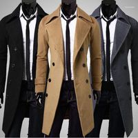Jackets de blazer masculino de inverno Men fino e elegante casaco duplo de casaco comprido parka plus size em jaquetas1
