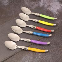 Spoons 6pcs 8. 5inch Stainless Steel Laguiole Dinner Spoon Bi...