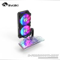 Water Block For NVIDIA GeForce RTX 2080Ti/2080 Founders Edition With 240mm Radiator / PUMP 2pcs Fan A-RGB LED Light Fans & Coolings