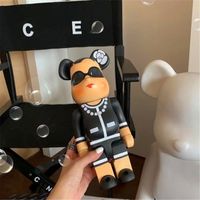 Hot The Bearbrick Kaws Collectable Coco Channel Trade Edition Toy Collectors Be @ RBrick Art Figures ABS Model Werk Decoratie Speelgoed Gift 400% 28cm