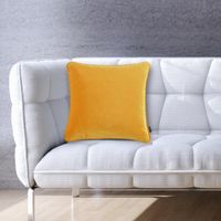 Taie d'oreiller Couleur Solide Couleur Soft Chair doux Couverture carrée décorative pour accessoires à domicile