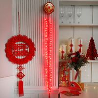 1,35m Elektronische Feuerwerkskörperlampe mit Sound AC220V LED String Light Hochzeit Festival Dekoration Lichter Party Supplies Saiten