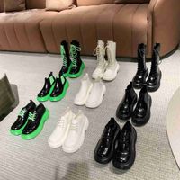 Sonbahar Kış Meyve Renk Platformu Diz Botları Klasik Kadın Deri Jöle Renkleri Platformları Topuk Ayak Bilişim Üst Tasarımcı Bayanlar Kalın Alt Ayakkabı Boyutu 3541