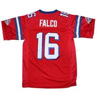 Bizden Gemi Shane Falco # 16 Değiştirme Film Futbol Jersey Erkek Dikişli Kırmızı S-4XL Yüksek Kalite