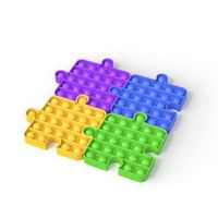 Bolha de Jigsaw empurrão Bubble Fidget Decompressor Sensory Brinquedo Multi Formas Crianças Puzzle Engraçado Antistress Brinquedos DHL