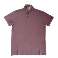 Camisa de polo de algodón de hombre joven y de mediana edad, camiseta de manga corta, camiseta de manga corta, abrigo de verano bordado delgado
