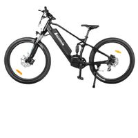 27.5インチ電気マウンテンバイク48V750W Bafangミッドドライブモーター電気自転車フルサスペンションMTB e-bike eu米国在庫あり