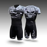 Conjuntos de Racing Roller Skate Skinsuit Skinsuit Men Triathlon Manga Longa Terno Kit Ciclismo Roupa de Patinação