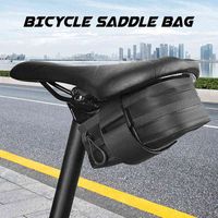 SAHOO Bicycle Saddle Bag Reflective Cycling Rear Seat Post Large Capacity Tail MTB Bike Accessories 211223