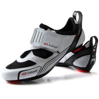 TIEBAO Outdoor Road Cycling Shoes Spinning Class Bike Shoes Triple Straps Compatible With SPD,SPD-SL LOOK-KEO Cleat