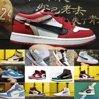 Последний стиль цвета 1 Hight Mid Top Basketsball Shoes Designer Limited Quality Og Brown 1S MEN 40-46