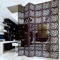 Entranceway Hanging Wooden carved Cutout Carving divider partition wall biombo room Dividers Partitions 29cmx29cm