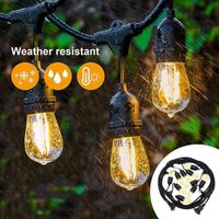 Other Lighting Bulbs & Tubes Edison String Lights Street Garden Patio E27 Warm LED Waterproof S14 Holiday Filament Bulb