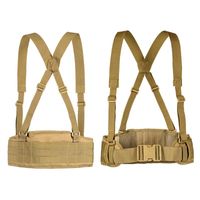Apoyo de la cintura Cinturón militar Ejército Táctico Especial 1000D Nylon Hombres Combate Suspender Caza ajustable