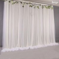 Party Decoration Silk Cloth Wedding Backdrop Drapes Panels Hanging Curtains Yarn Stage Blackground Po Events DIY Textiles