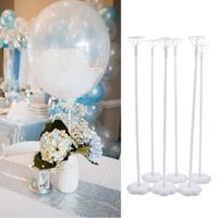 6pcs table balloon holder centerpieces balloons column stand set for wedding decoration kids birthday party baby shower supplies