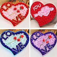 Valentine Day Gifts Soap Flower Love Rose Flower Wedding Birthday Days Artificial Soaps Gift Party Decoration GWA11041