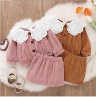 Sets Kids Baby Girls Autumn Winter Full Sleeve Ruffles Tops ...
