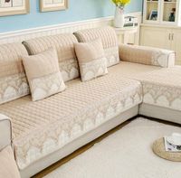 Cadeira Coberturas 42Sofa almofada antiderrapante sofá protetor protetor espreguiçadeira quatro temporada universal estiramento toalha de canto para sala de estar
