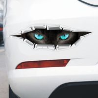 Autoadesivo 3D Autoadesivo Eye Vehicle Decor Eyes Eyes Peek Beautiful Woman Animal Car Stickers Decal Ornamenti