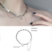 Retro Hollowed Metal Chain Necklace For Women Girl INS Style...
