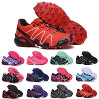 2021 En Kaliteli Speedcross 3 CS Trail Koşu Ayakkabıları Kadınlar Hafif Sneakers Donanma Moda III Zapatos Su Geçirmez Athletic 36-41 XC4