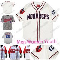Big Boy Kansas City Monarchs Nlbm Negro League Jersey Centennial Heritage Mens Baseball Jerseys 100% Stitched White Grey Red Men Women Youth