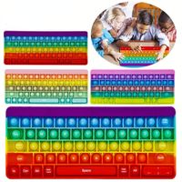 27 * 11 cm fidget spielzeug sensorisch push bubble tastatur ängstlich stress reliever kinder erwachsene autismus spezielle bedürfnisse