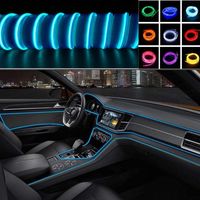 Strips Auto Interieurverlichting Auto Led Strip Flexibele Multicolor Neon USB Drive Remote Waterdichte Ambient Light Night Woondecoratie