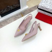 Gelinlik Ayakkabı 6.5 cm Yüksek Topuklu Kadınlar Sandal Çıplak Moda Ayak Bileği Sapanlar Seksi Gelin Pompalar