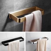 Handdoekrekken Badkamer Hardware Accessoires Set Messing Antieke Muur Robe Haak Toilet Ring Bar