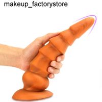 Massage weiche lange Anal-Plug Riesiger Hintern mit Saugnapf Vaginal Stimulation Expander Prostata Massagegerät Sexspielzeug für Männer Frau