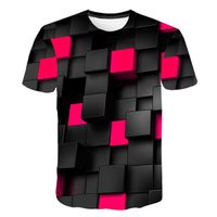 2019 붉은 광장 3D 티셔츠 남성 여름 캐주얼 통기성 짧은 소매