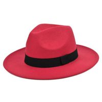 Party Hats Ретро Ранчера Шляпа с широкими краями винтажного стиля Мужская войлочная каникула HFING