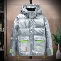 Men' s Down & Parkas Large Size M- 4XL Casual Youth Winte...