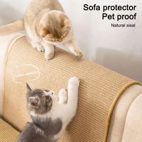 Cat Beds & Furniture Durable Scratching Mat Sisal And Wear-resistant Couch Protector Claw Scratcher Non-slip Board Toys