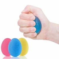 Ручная ручка рукоятка шарика, тренировка пальцев тренажер дети взрослые скважин уменьшить прочность на давление тренер фитнес силиконовые восстановления