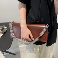 Evening Bags Solid Color Square Crossbody Bag 2021 Fashion Q...