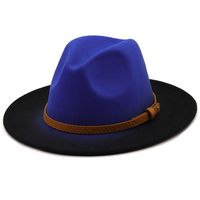 여성 남자가 모자 페도라 모자 여자 맨 페도라 대량 공식적인 탑 모자 여성 남성 재즈 파나마 모자 도매 2021 겨울 새로운