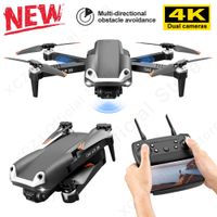 K99 Simulateurs Max Drone 4K HD Dual Caméra Evaluation d'obstacles Mini drron quadcoptère noir et blanc Hélicoptère Kid Jouets pour garçon cadeau