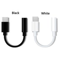 Tip-C için 3.5mm Kulaklık Kablo Adaptörü USB-C Erkek 3.5 Aux Ses Kadın Jack Samsung Not 10 20 Artı S10 S20 S21