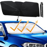 Foldable Car Windshield Sun Shade Umbrella for Auto Car Inte...