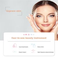 Galvanic Vacuum Spray 4in1 High Frequency Electropathy Massager Machine For Skin Rejuvenation Facial Lifting Beauty Salon Equipment Home a54