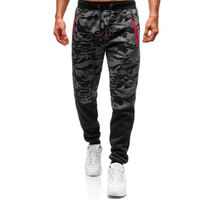 Pantalon pour hommes Militaires Hommes Santé Camouflage Taille élastique Casual Respirant Patchwork Patchwork Automne Pantalon pour Joggers Pant Streetwear