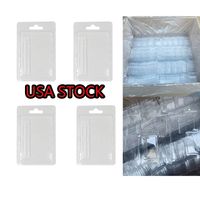 VAPE-Kartuschen Pack-Pack-Muschel-Blister-Verpackung 0.8ml 1ML 72mm * 12mm Ölkassette PVC-Einzelhandel-Verpackung Ecigs-Verdampfer-Carts-Pakete USA Stock E-Zigaretten