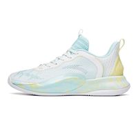 Anta Klay Thompson KT6 Işık Orijinal 2021 erkek Basketbol Ayakkabıları Düşük Kesim Beyaz / Mavi / Sarı 112121605-7