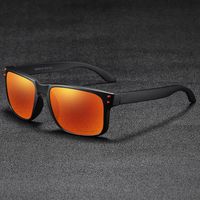 Солнцезащитные очки Мода Спорт Мужчины Поляризованные Квадратные Солнцезащитные Очки Открытый Женщины Очки Лето Зеркало UV400 Дизайнер Бренд