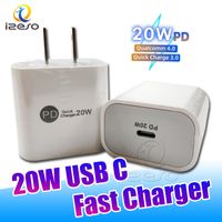20W PD Type C Wall Charger US EU Plugs Quick Charging Adapte...