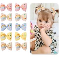 Free DHL MQSP 2. 8 Inch Party Toddler Kids Girls Barrettes Ra...